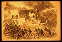 Civil War - Battle of Tranters Creek. Sketch.